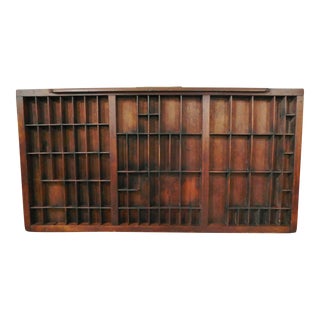 Antique Solid Wood Wall Shelf For Sale