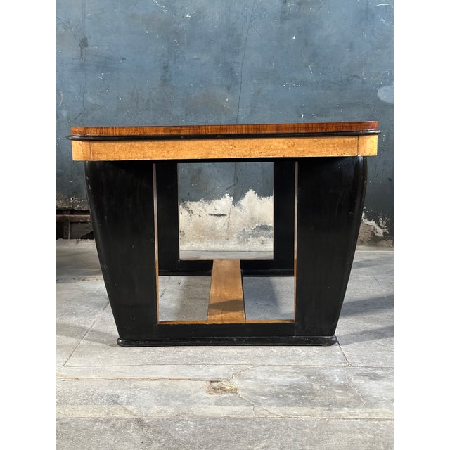 Art Deco Early 20th Century Italian Art Deco Dining Table Manner of Osvaldo Borsani For Sale - Image 3 of 10