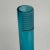 Vintage Post Modern Towering Art Glass Vase in Aqua Blue Color For Sale - Image 4 of 7