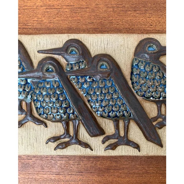 Mid-Century Danish Wall Relief Plate by Marianne Starck for