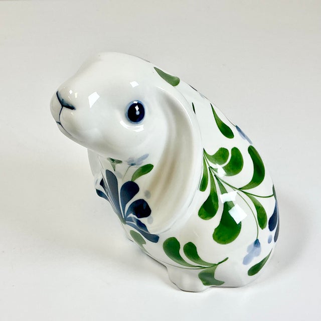 Late 20th Century Late 20th C Vintage Hollywood Regency Boho Chic Dansk Bunny Figurine - Easter For Sale - Image 5 of 18