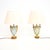 Antique French Ceramic Gilt Metal Table Lamps, 1900, Set of 2 For Sale - Image 3 of 13