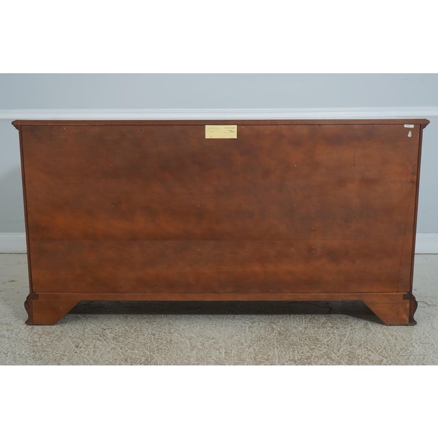 Henkel Harris Model 166 Cherry 9 Drawer Double Dresser For Sale - Image 15 of 18
