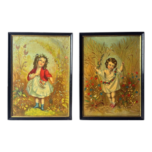 Late 19th Century French Belle Époque Advertising Chromolithograph Pair