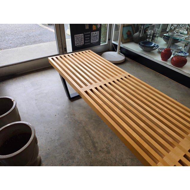 George Nelson for Herman Miller Slat Bench For Sale - Image 9 of 16