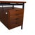Wooden Apples, Wooden Desk, Brown Teak, Bauhaus Style, Drawers For Sale - Image 6 of 17