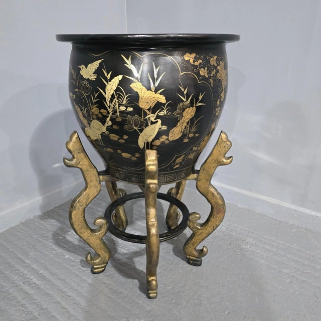 Large Jardinere on Stand, 1910s For Sale - Image 11 of 11