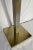 Mid-Century Modern Chrome and Brass Square Glass Side Table Floor Lamp For Sale - Image 9 of 10