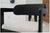 Conan 71" Long Black Dining Table Set for 6 with Black and White Chairs For Sale - Image 4 of 7