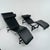 Gorgeous Le Corbusier LC4 style leather chaise lounge. Upholstered in soft black leather with foam interior. Lounge is in...