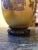 Gold Japanese Glass Gold Table Lamp For Sale - Image 8 of 9