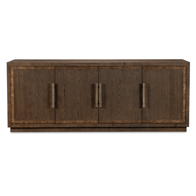Traditional Century Furniture Monterey Credenza - Dark For Sale - Image 3 of 5