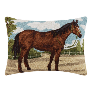 Horse Hook Pillow, 16" x 22"
