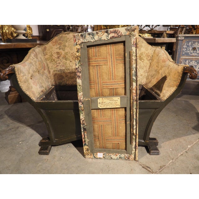 Rare 18th Century English Lacquered Curricle Gig Seat With Coat of Arms For Sale - Image 13 of 18