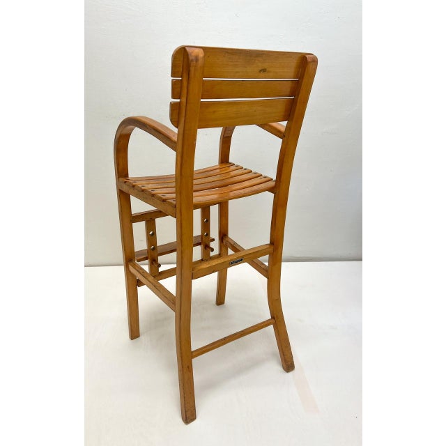 1960s Beech Wood Childrens Chair from Unifa, 1960s For Sale - Image 5 of 12