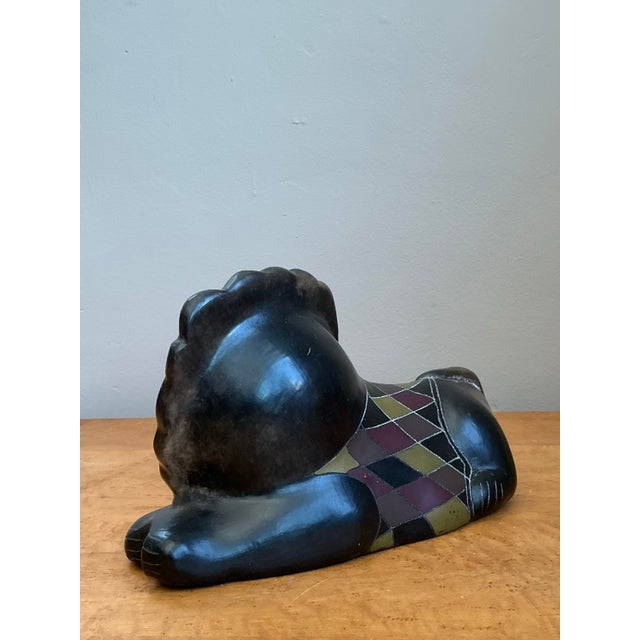Vintage Original Pottery Lion For Sale - Image 12 of 12
