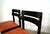 Wood 1950’s Mid-Century Modern Leather Dining Chairs - Set of 6 For Sale - Image 7 of 12