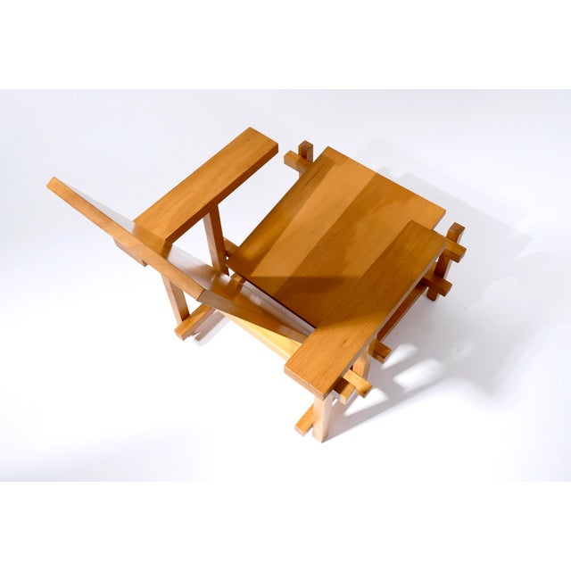 Vintage Dutch Armchair from Gerrit Rietfeld, 1980s For Sale - Image 11 of 18