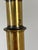 Brass 1970s Hollywood Regency/Art Deco Brass With Pink Glass Floor Lamp/Torche For Sale - Image 8 of 12
