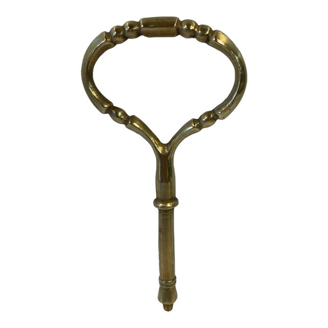 Vintage Tall Brass Lamp Finial For Sale