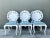 Mid-Century Modern Vintage Cast Aluminum Shell Back Grotto Chairs - Set of 6 For Sale - Image 3 of 11