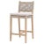 Contemporary Costa Costa Mahogany & Rope Counter Stool For Sale - Image 3 of 8