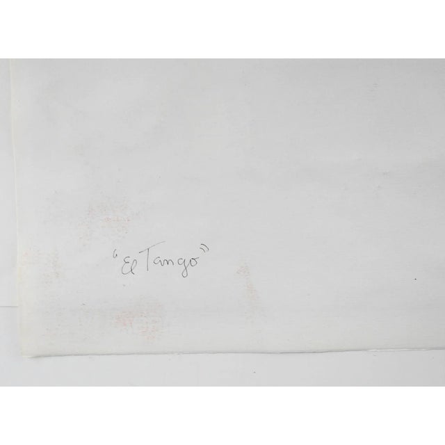 Contemporary Abstract Tango Figures by Benicio Nunez Painting For Sale - Image 3 of 6