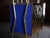 Italian Curved Cocktail Bar in Blue Murano Glass and Brass from Justfurnituress SRL For Sale - Image 4 of 10