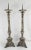 French Silverplate Brass or Bronze Candlesticks, a Pair For Sale - Image 12 of 12