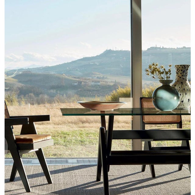 Wood Tribute to Pierre Jeanneret Capitol Complex Table from Cassina For Sale - Image 7 of 11