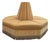 Vintage Italian Art Deco Style Circular Borne Conversation Settee For Sale