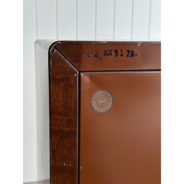 Vintage Norman Bel Geddes Steel Chest of Drawers With Mirror & Brass Pulls, C. 1930s For Sale - Image 17 of 18