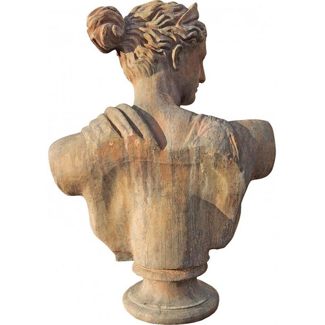 After Leochares, Diana of Versailles, 20th Century, Terracotta For Sale - Image 6 of 7