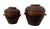 Chinoiserie Vintage 2 Shanghai Handicrafts Bamboo Woven Round Storage Baskets W/ Lids 9.5 & 7.5”h For Sale - Image 3 of 10