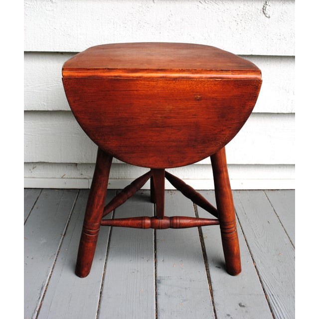 Cushman Colonial Creation Drop Leaf 3 Legged Table Chairish