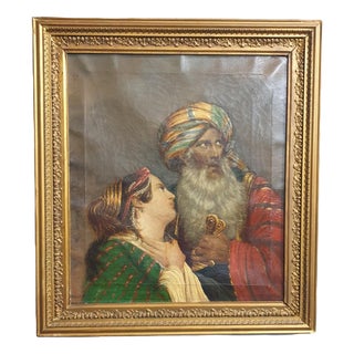 R. A. Bartlett, Figurative Scene, Oil on Canvas, 1880, Framed For Sale