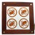 Attributed Georges Briard Mid Century Modern Small Wood Side Table W. Tile Top. C. 1969 For Sale - Image 12 of 16