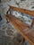 Brown Antique Monastery Bench with Oak Frame, 1890s For Sale - Image 8 of 18