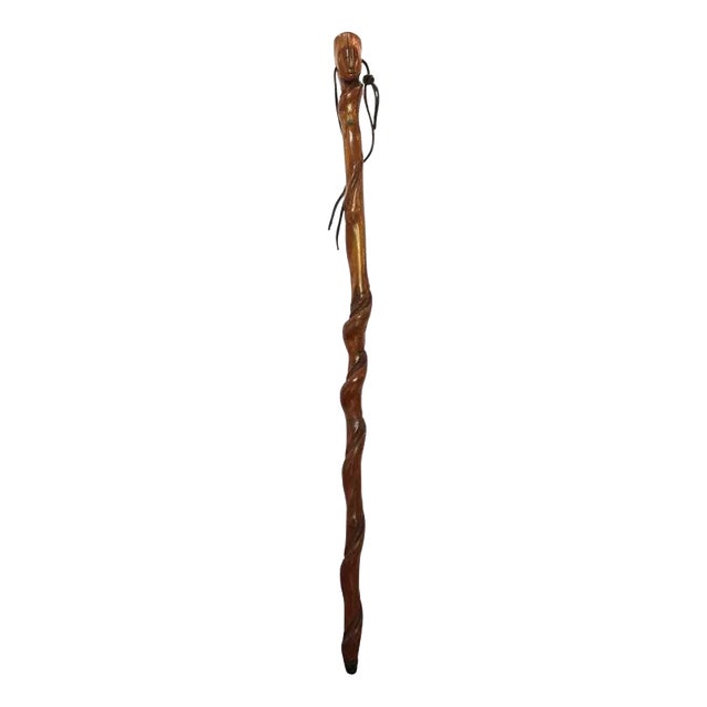 Circa 1900 Antique African Walking Stick For Sale