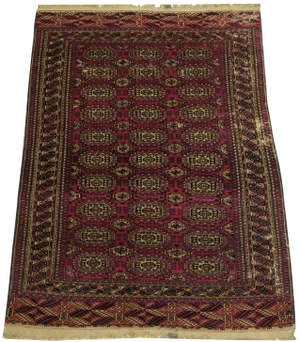 Antique Persian Bokhara Wool Rug-7'2'' X 4'10''