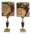 Table Lamps in Brass and Green Metal by Einar Bäckström, 1950, Set of 2 For Sale