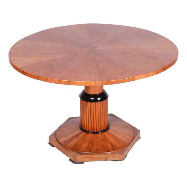 Biedermeier Dining Table in Cherry, 1830s For Sale