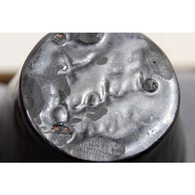 Ceramic Enamelled Stoneware Pitcher, France, 1970s For Sale - Image 7 of 11