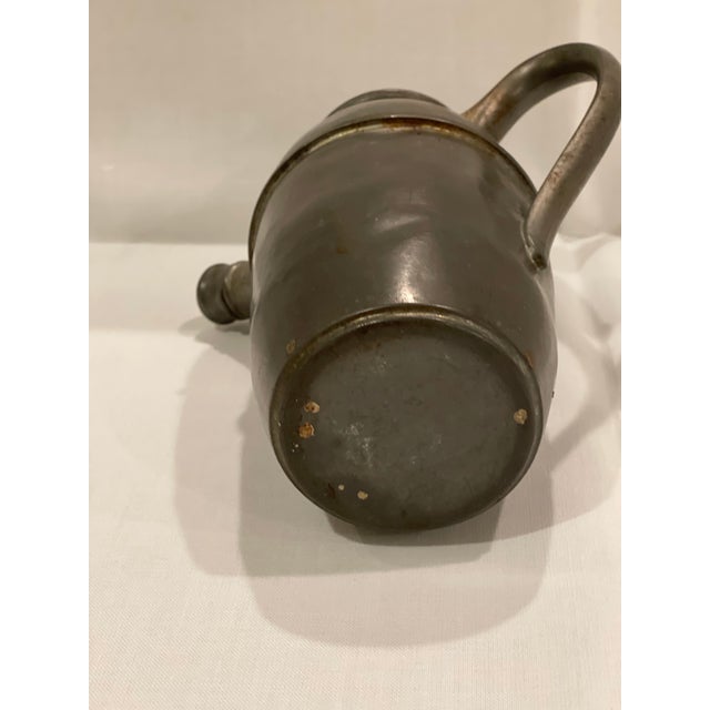 Antique Pewter Teapot Jug For Sale In San Diego - Image 6 of 6