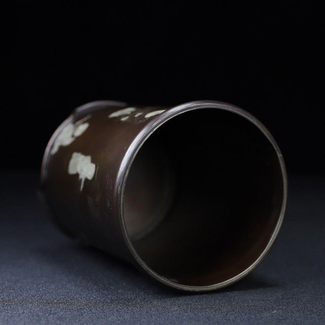 Metal Chinese Silver Gilt Bronze Pen Holder For Sale - Image 7 of 10