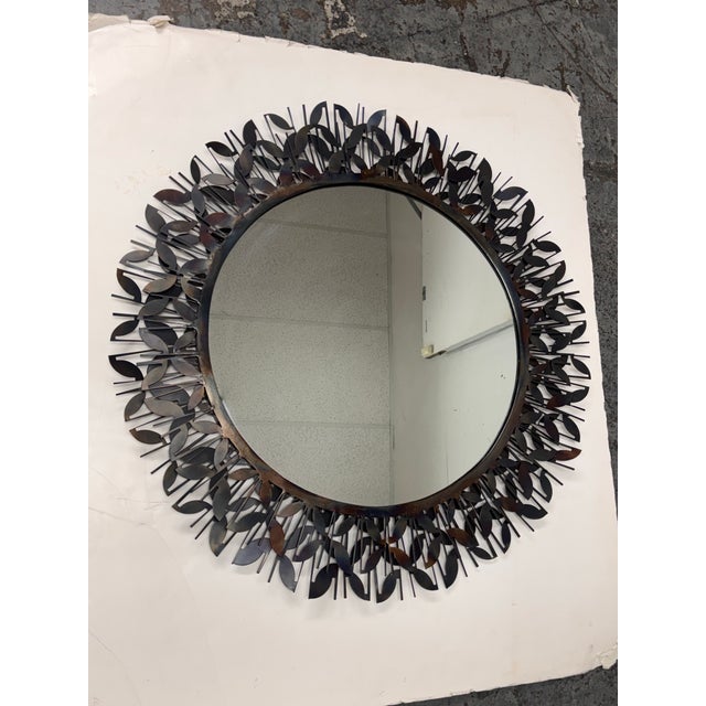 Design Plus Gallery presents the Gianna Mirror from Gold Leaf Design Group. This round wall mirror is encased in blackened...