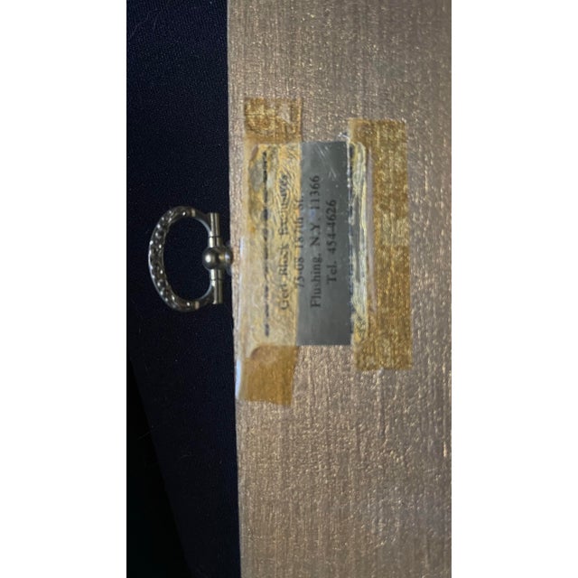 Amber Vintage Gert Block Decoupage Wall Plaque With Dancing Girls and Watch Parts For Sale - Image 8 of 8