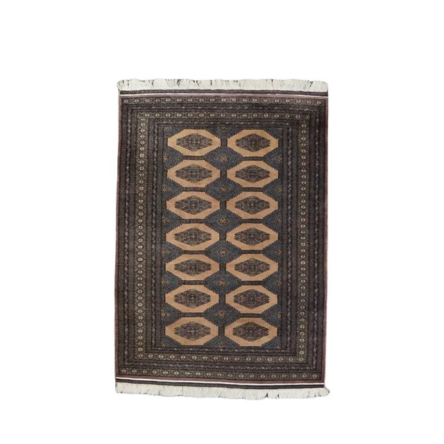 Vintage Area Rug with Tassels For Sale - Image 6 of 6