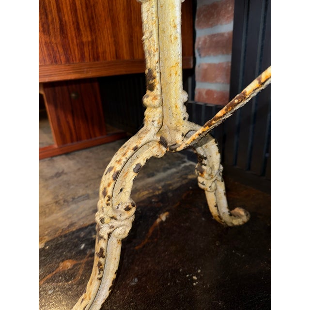 19th-C. French Cast Iron Table Benefiting Livie's Legacy Dba Livie's Chateau For Sale - Image 10 of 10