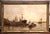 Wood Late 19th Century English Thames Marine Oil Painting by Edward Fletcher For Sale - Image 7 of 11